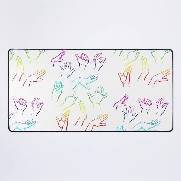 Item preview, Hands gestures in rainbow colors designed and sold by AnnaRuz.
