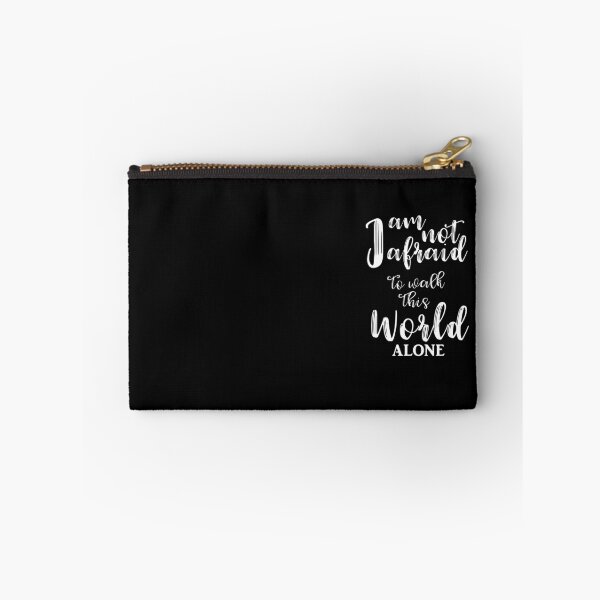 Item preview, Customizable I am not afraid to walk this world alone designed and sold by abbyiris.