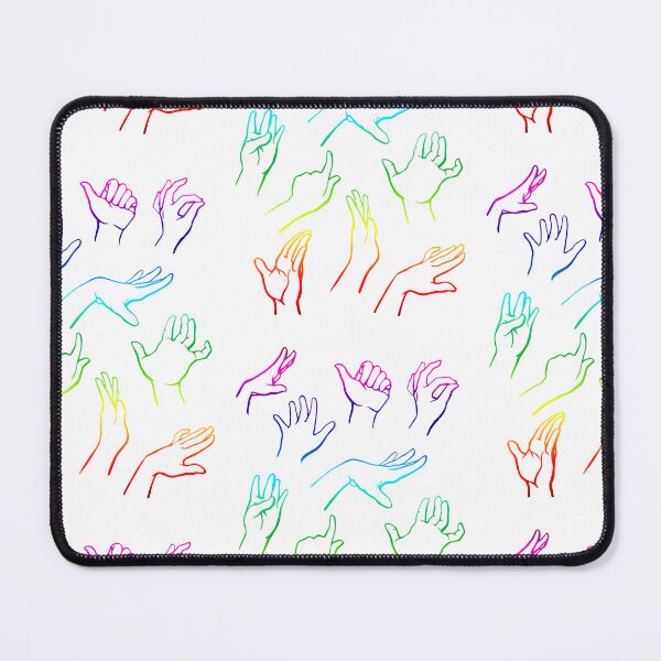Item preview, Hands gestures in rainbow colors designed and sold by AnnaRuz.