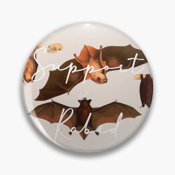 Item preview, Support the Rabid - Vintage Bats designed and sold by Cyanide & Sage.