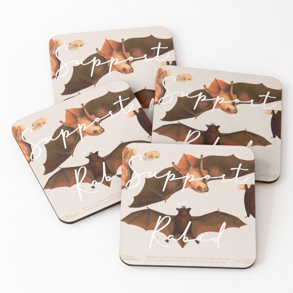 Item preview, Support the Rabid - Vintage Bats designed and sold by Cyanide & Sage.
