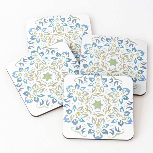 Item preview, Blue and yellow floral design designed and sold by Melissa Renee.