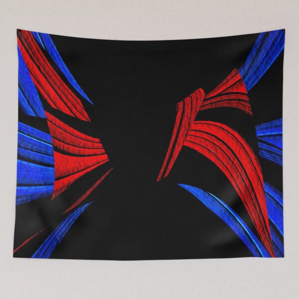 Item preview, Red and Blue Bow designed and sold by fatenanwar.