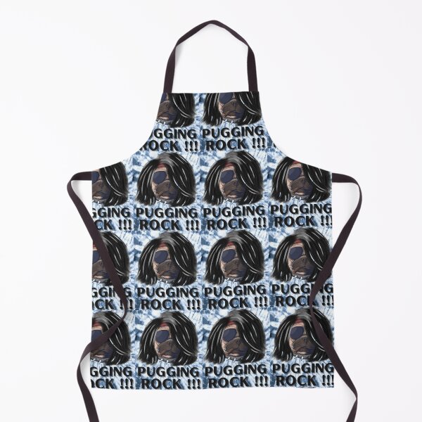 Item preview, Cool,Pug,Rock-80s,Dog,Hair-Pugget,Rock designed and sold by GarnersDesigns.
