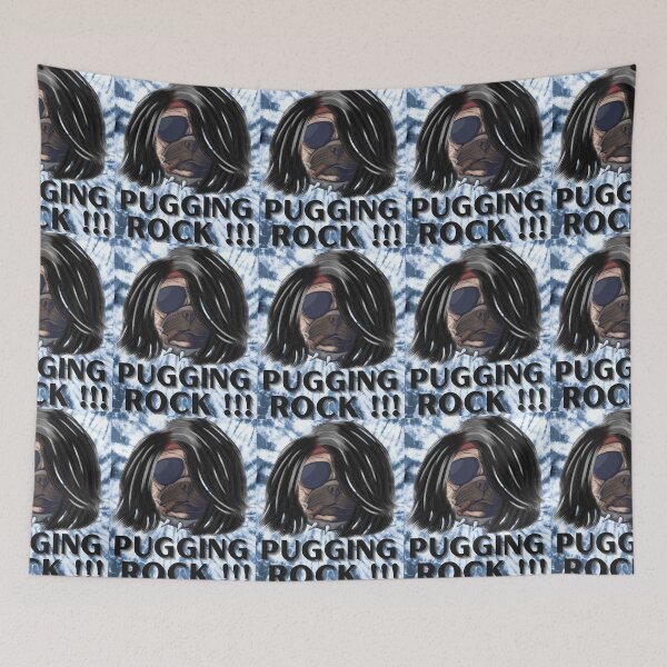 Item preview, Cool,Pug,Rock-80s,Dog,Hair-Pugget,Rock designed and sold by GarnersDesigns.