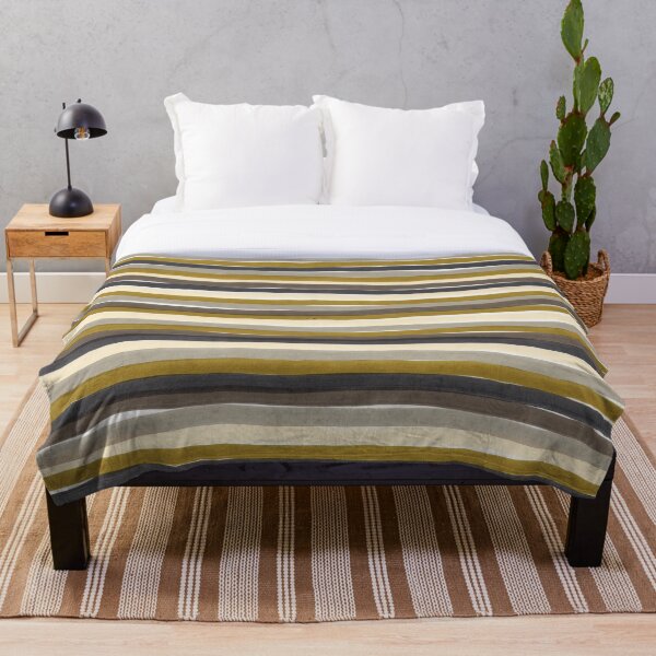 Item preview, camouflage colors striped pattern - horizontal brown and green stripes designed and sold by patterncrow.