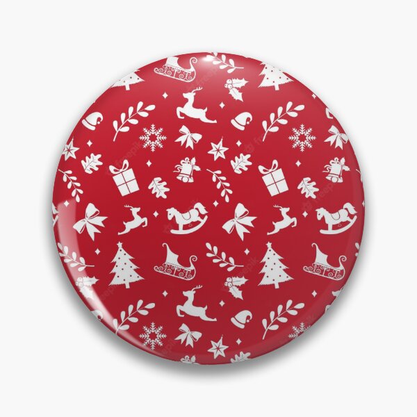 Item preview, Red and white Christmas patterns designed and sold by LeGrizou.