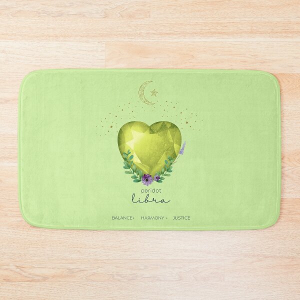 Item preview, Libra Peridot Zodiac Gemstone Floor Pillow designed and sold by MagicWolfStar.