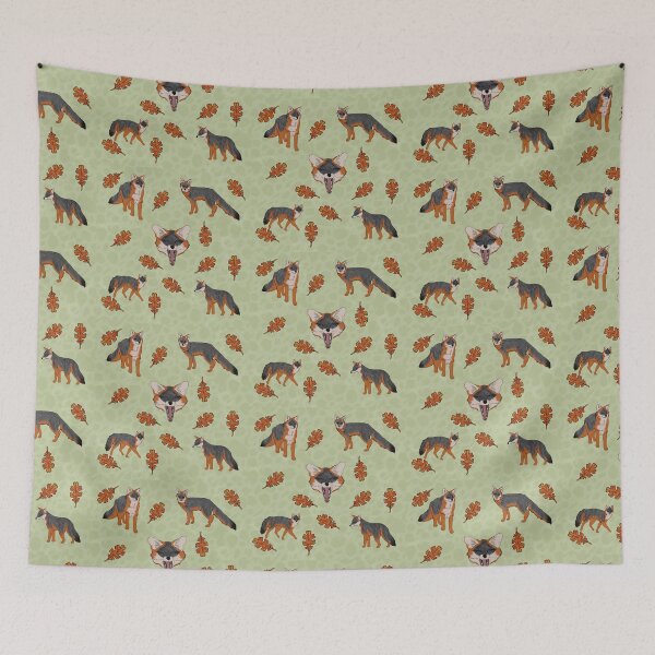 Item preview, Grey Foxes Creme designed and sold by Ashley Gagnon.