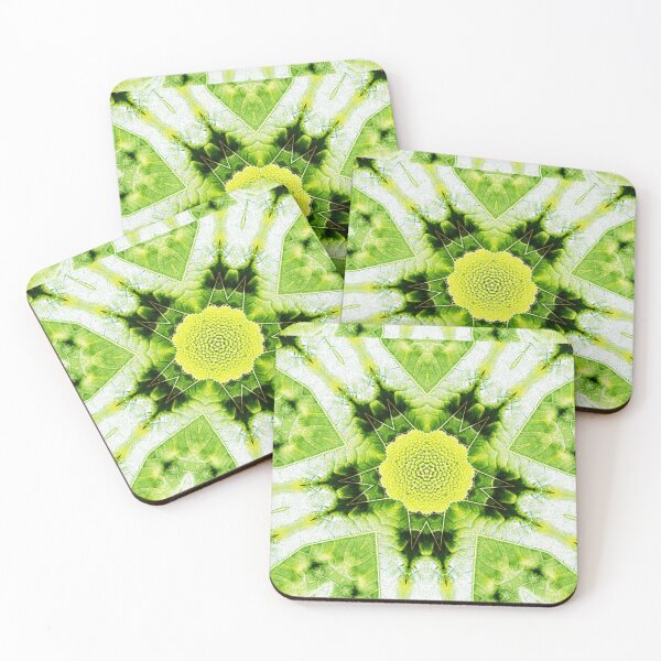 Item preview,  ABSTRACT PAINTED GEOMETRIC ART BREADFRUIT PATTERN WITH LEAVES. designed and sold by Ralek.