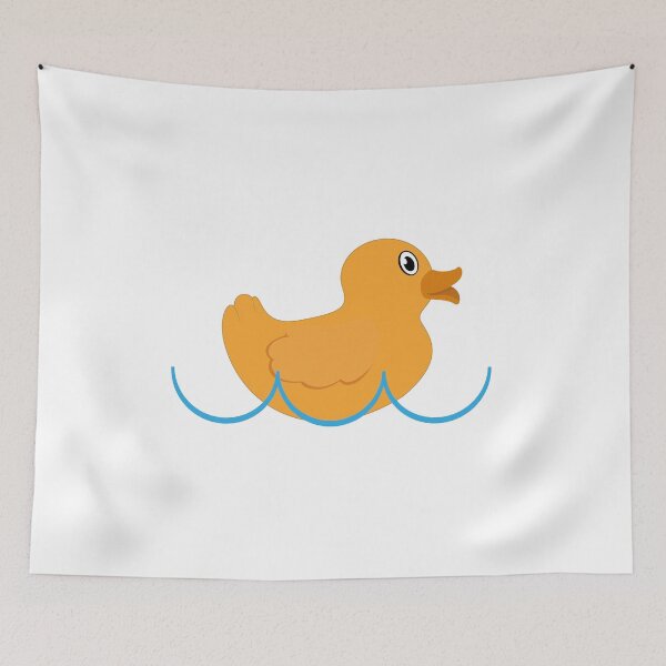 Item preview, Duck Swimming With Blanksign designed and sold by paolboa.