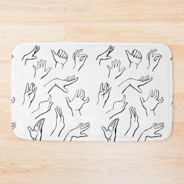 Item preview, Hands gestures in black color designed and sold by AnnaRuz.