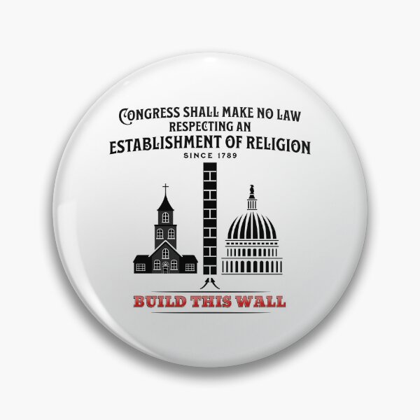 Item preview, Build This Wall - Separation of Church and State designed and sold by DaniGirls.