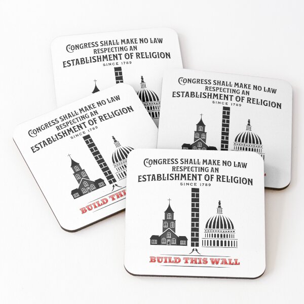Item preview, Build This Wall - Separation of Church and State designed and sold by DaniGirls.