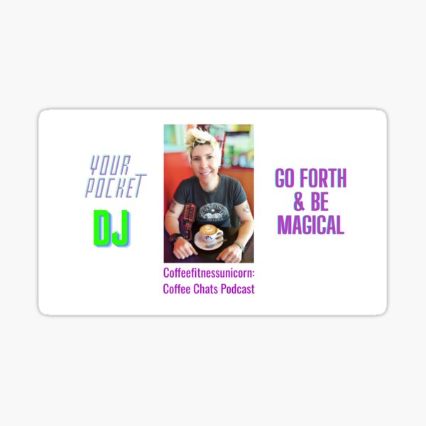 Podcast Image with Taglines Sticker