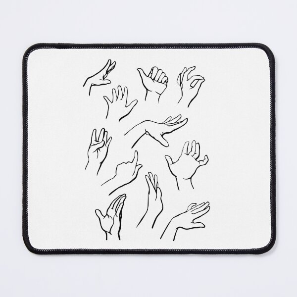Item preview, Hands gestures in black color designed and sold by AnnaRuz.