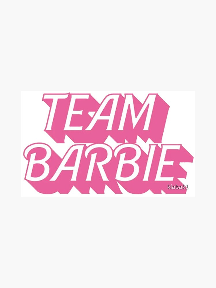 Team Barbie Sticker