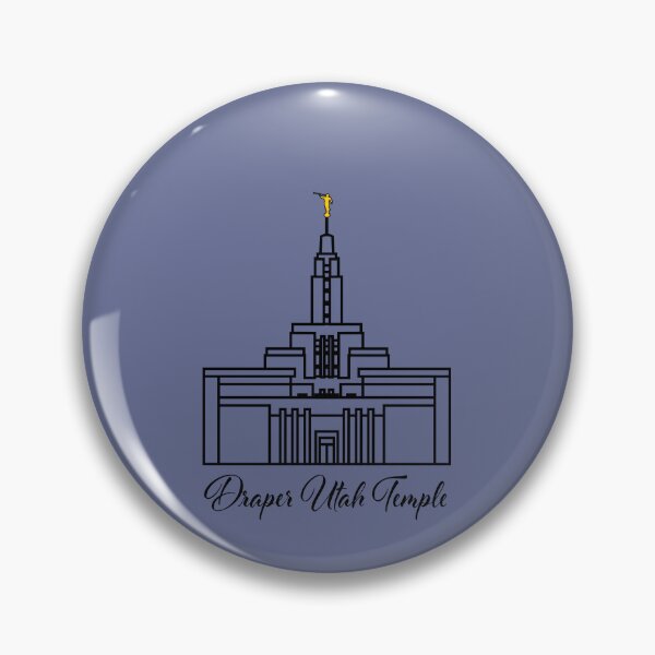 Item preview, Draper Utah Temple with words designed and sold by Redneck Designs.