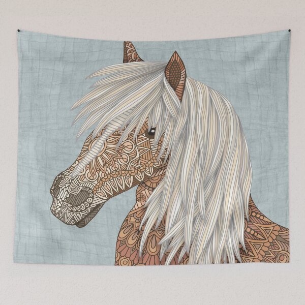Item preview, Haflinger Pony Blue designed and sold by artlovepassion.