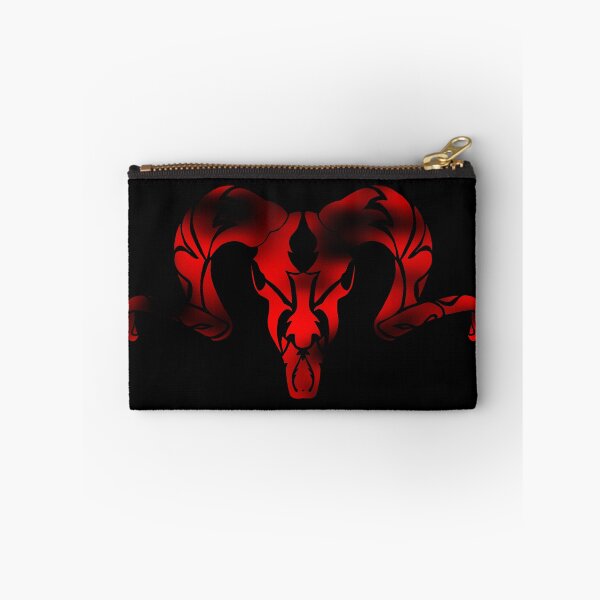 Item preview, Ram Skull Black Red designed and sold by Cassie Kitching.