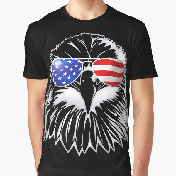 Item preview, Eagle 4th of July Independence Day Merica T-shirt designed and sold by LiqueGifts.