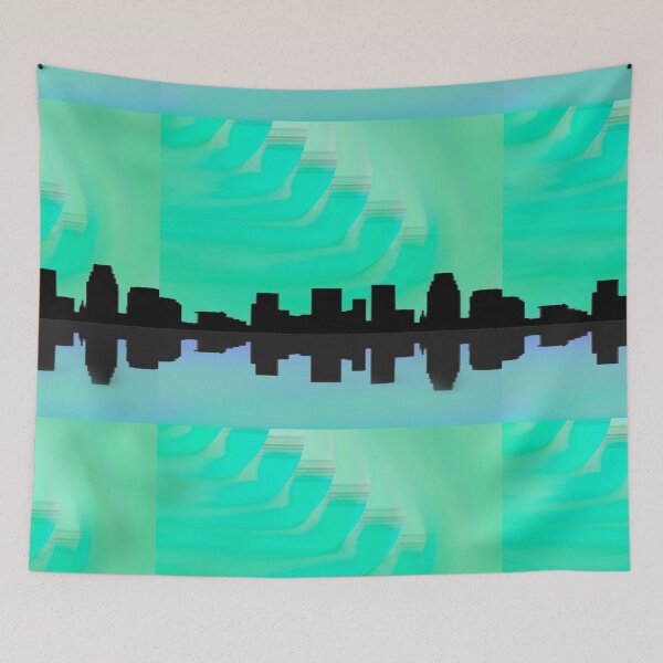 Item preview, Trippy Skyline  designed and sold by WinArtDesigns.