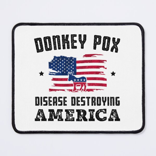 Item preview, donkey pox the disease destroying america Funny Anti Biden designed and sold by KOURCHAL ART.