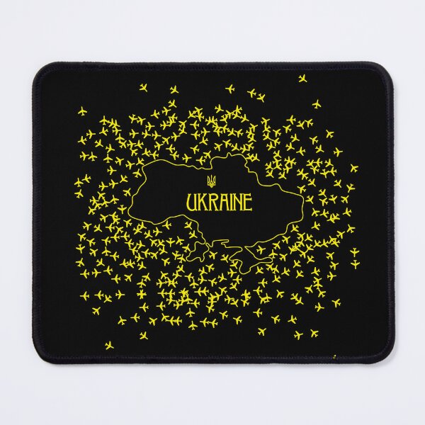 Item preview, Planes near Ukraine Fly Radar Ukrainian Support Coat Of Arms Tryzub Vyshyvanka designed and sold by lxmag.