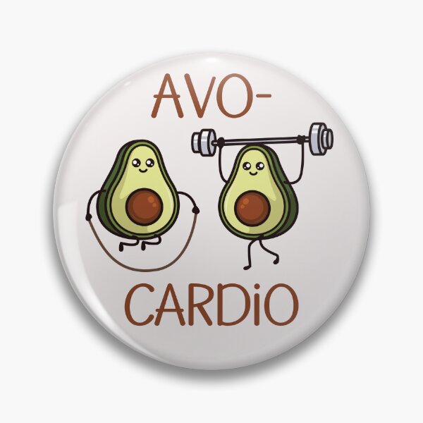 Artikelvorschau, Avocado-Cardio-Workout-Avocados entworfen und verkauft von HappyLifeCreate.