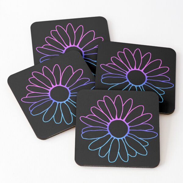 Item preview, Blue Purple Flower Outline designed and sold by Deborah Camp.