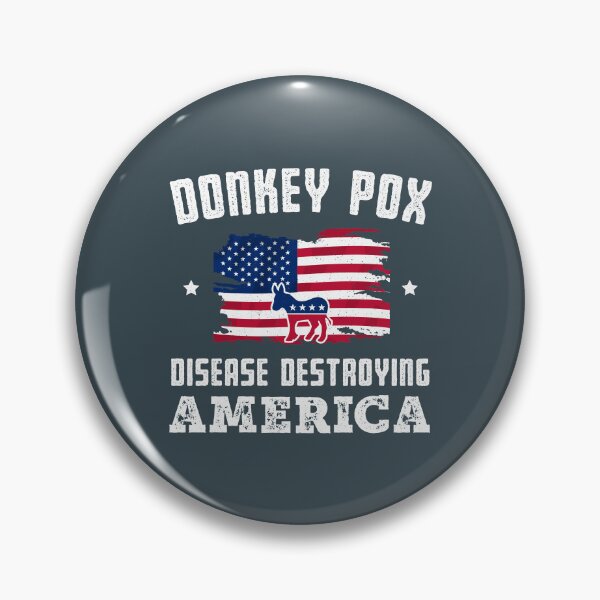 Item preview, donkey pox the disease destroying america Funny Anti Biden designed and sold by KOURCHAL ART.