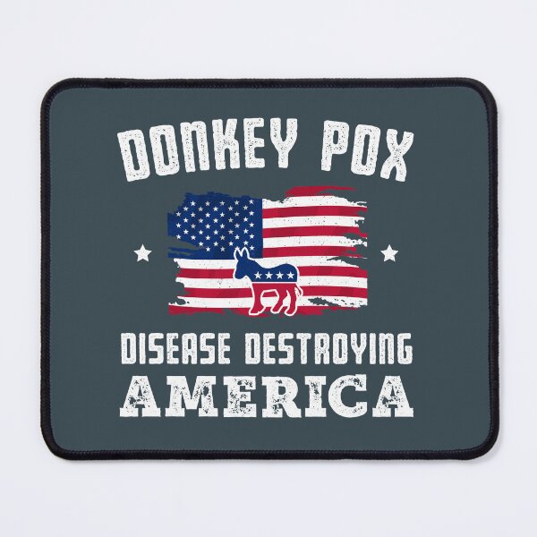 Item preview, donkey pox the disease destroying america Funny Anti Biden designed and sold by KOURCHAL ART.