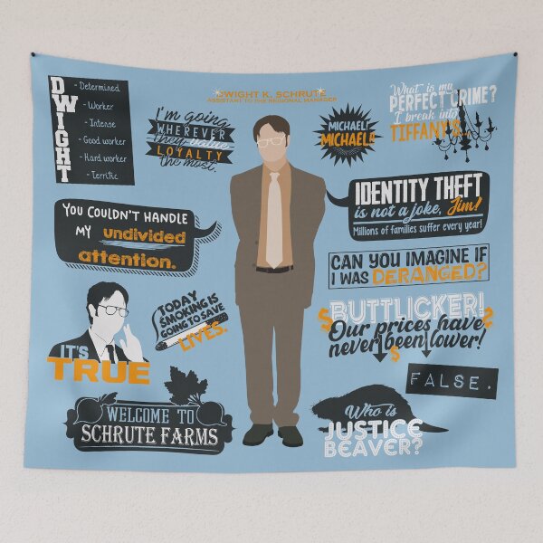 Item preview, The Office - Dwight Schrute Quotes designed and sold by MrSaxon101.