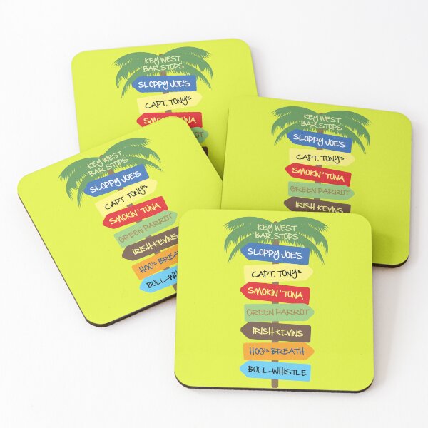 Item preview, Key West Bar Stops designed and sold by PhilsTees.