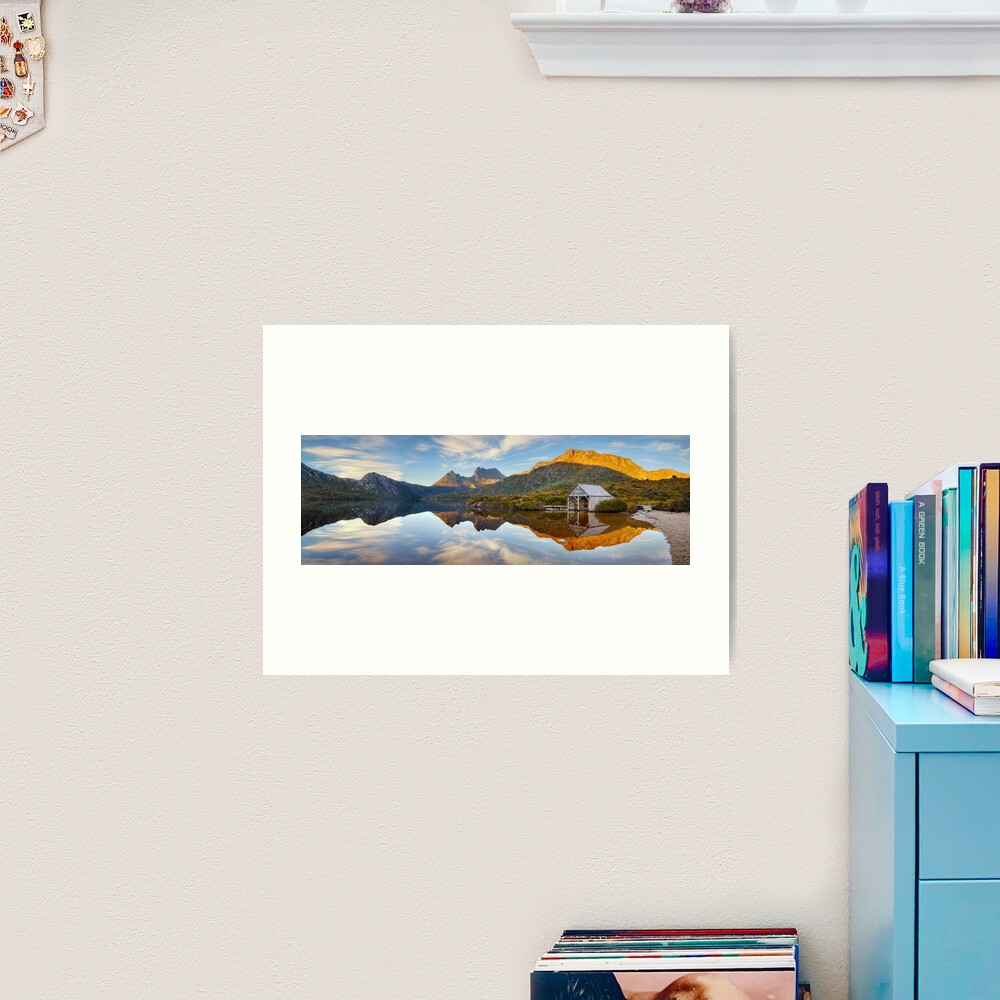 Dove Lake Boat Shed, Cradle Mountain, Australia Art Print