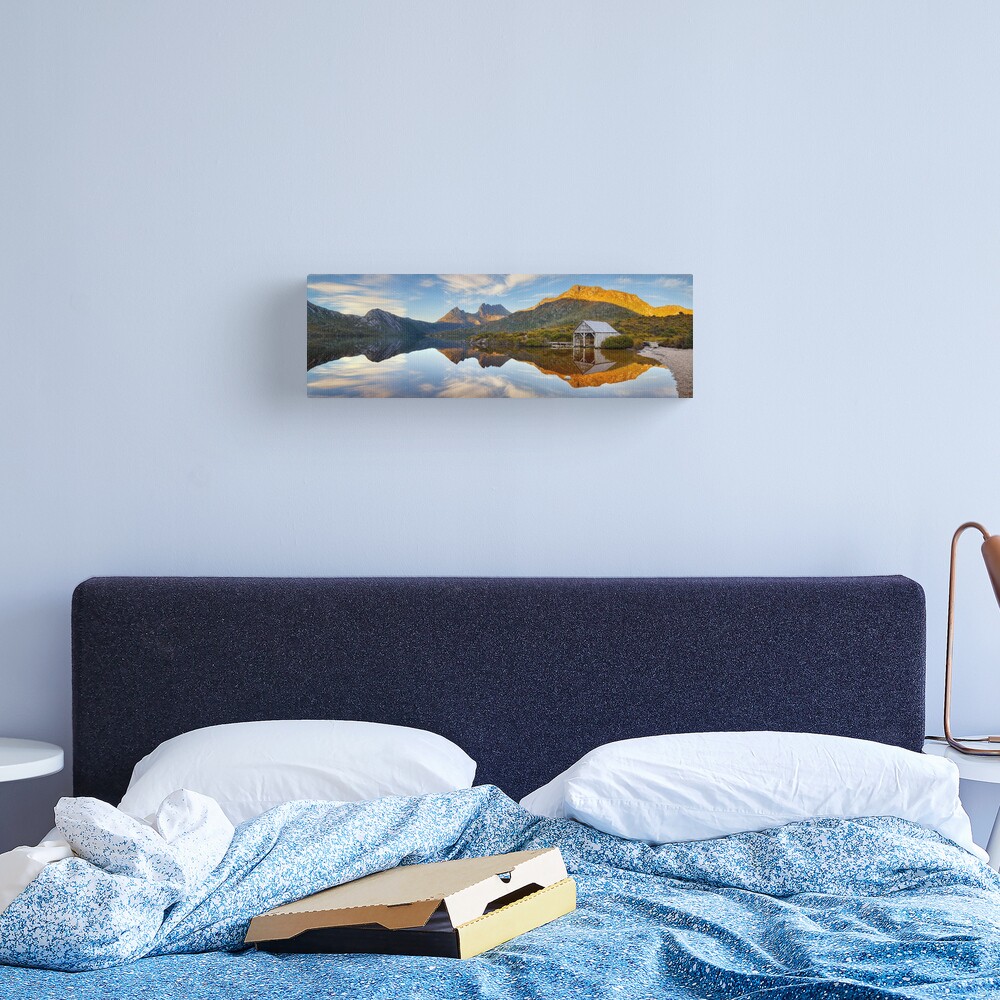 Dove Lake Boat Shed, Cradle Mountain, Australia Canvas Print