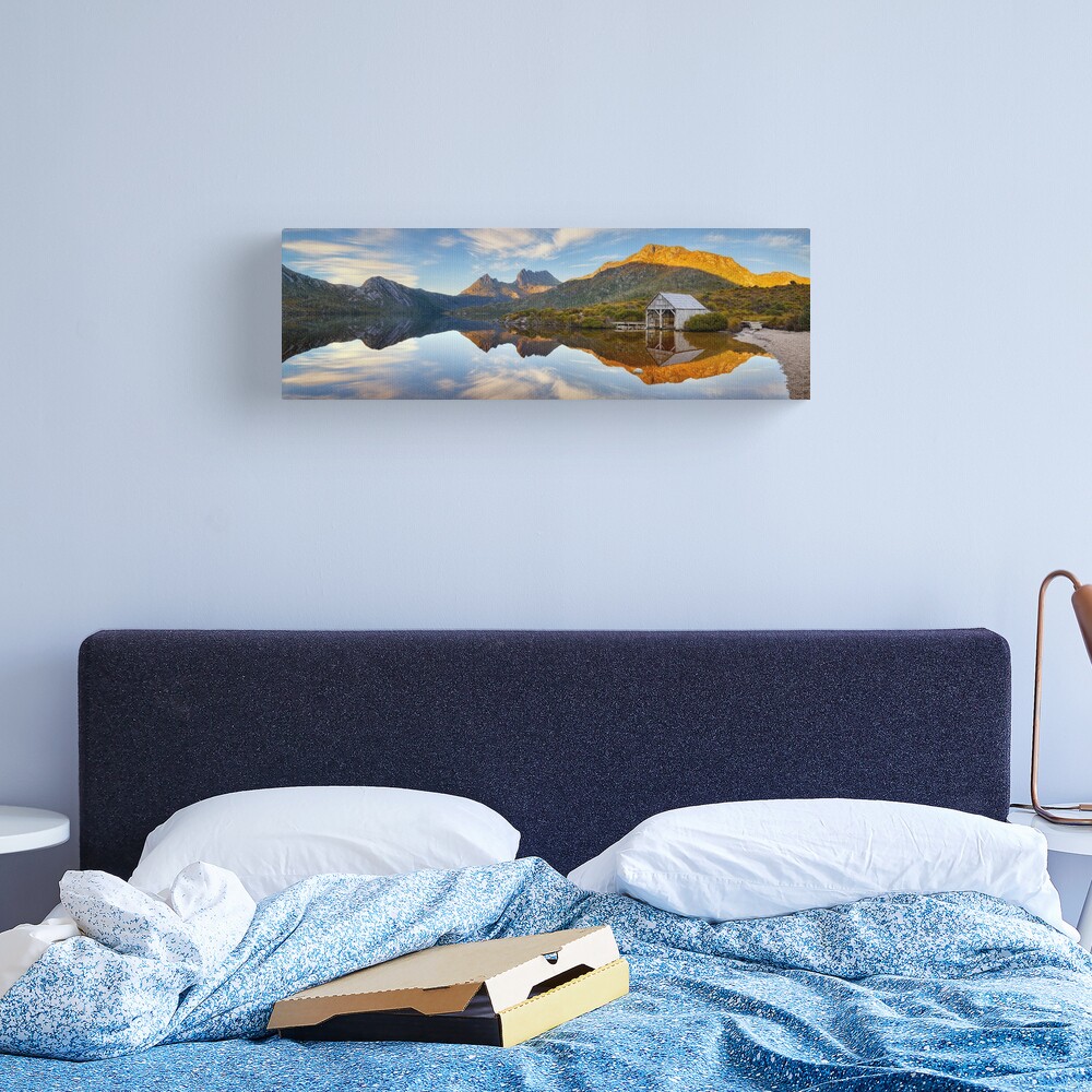 Dove Lake Boat Shed, Cradle Mountain, Australia Canvas Print