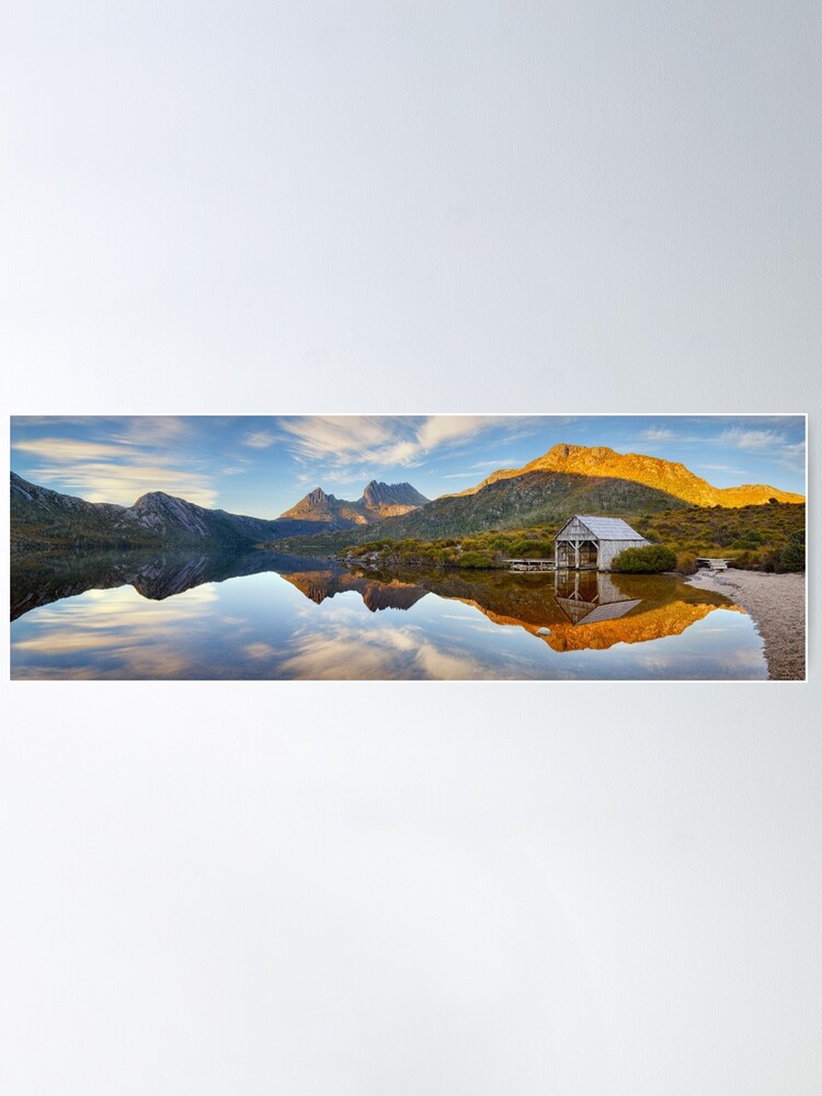 Alternate view of Dove Lake Boat Shed, Cradle Mountain, Australia Poster