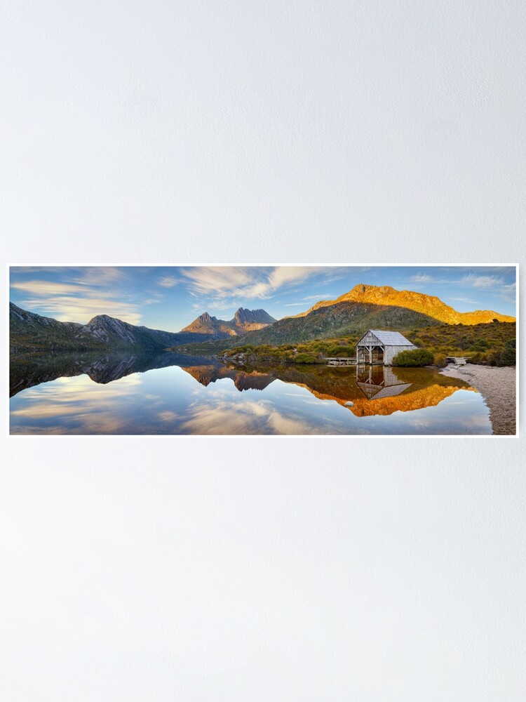 Alternate view of Dove Lake Boat Shed, Cradle Mountain, Australia Poster