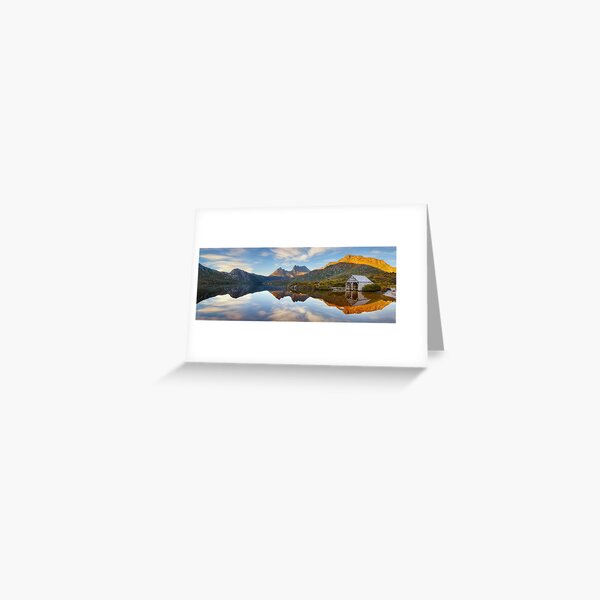 Dove Lake Boat Shed, Cradle Mountain, Australia Greeting Card