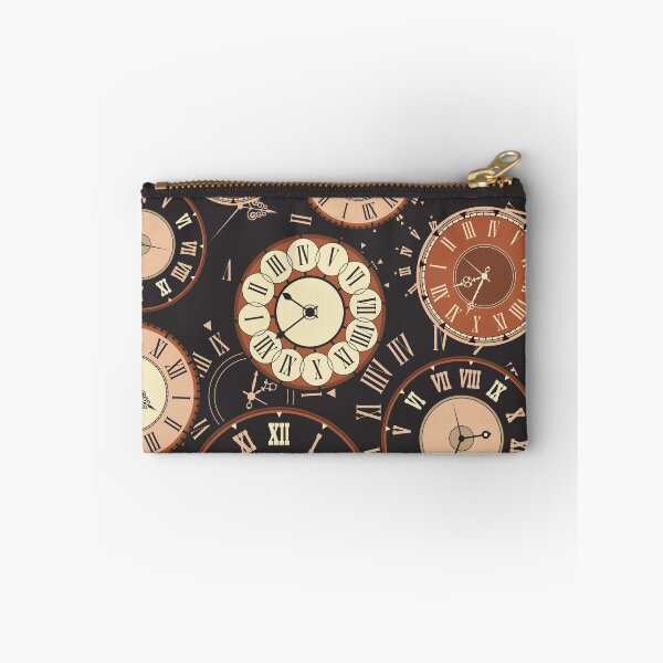 Item preview, Fun Vintage Clocks Steampunk Pattern designed and sold by pugmom4.