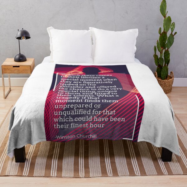 Item preview, Winston Churchill Inspirational Quote designed and sold by design880.