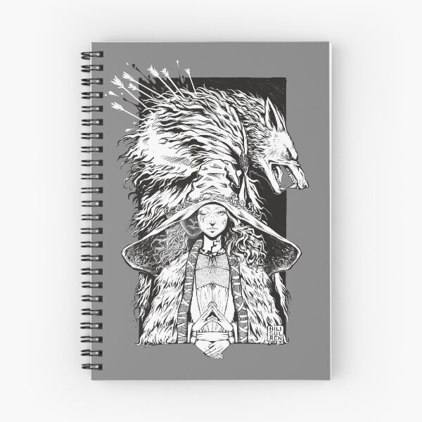 Item preview, Ranni and the Baleful Shadow - B&W designed and sold by Ailisolren.
