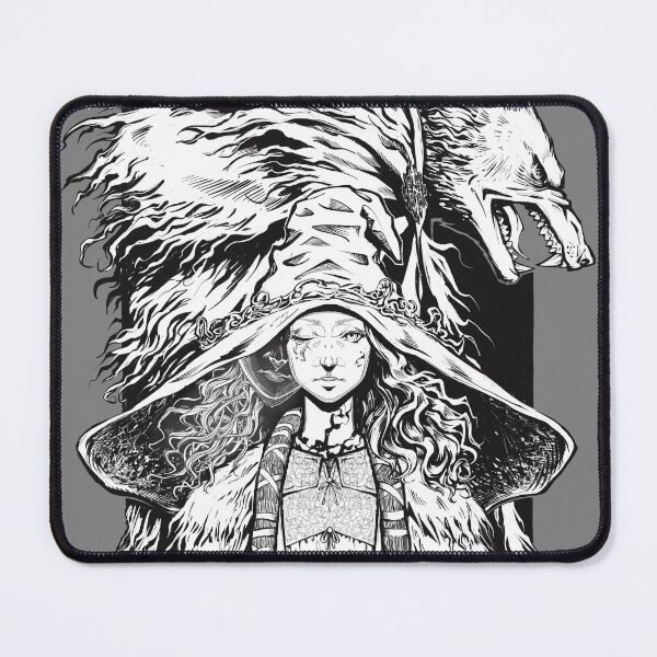 Item preview, Ranni and the Baleful Shadow - B&W designed and sold by Ailisolren.