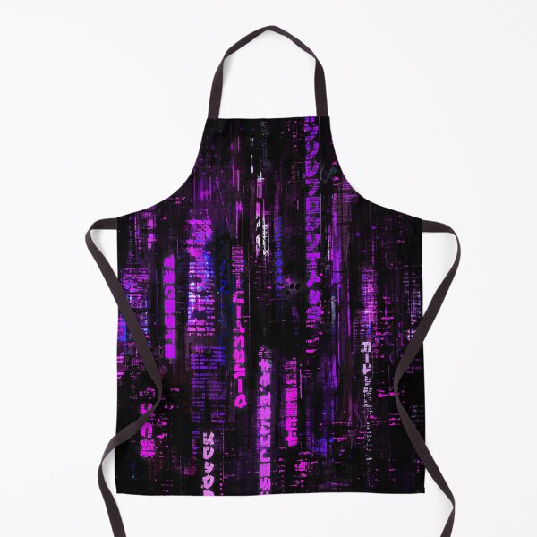 Item preview, Cyberpunk Purple Neon Tokyo City with Japanese Characters designed and sold by Area31Studios.