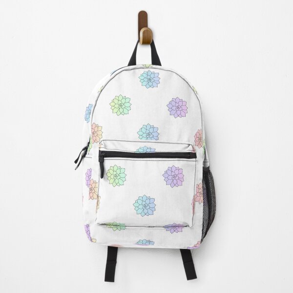 Item preview, Pastel Rainbow Succulent Pattern designed and sold by kabocha-chan.