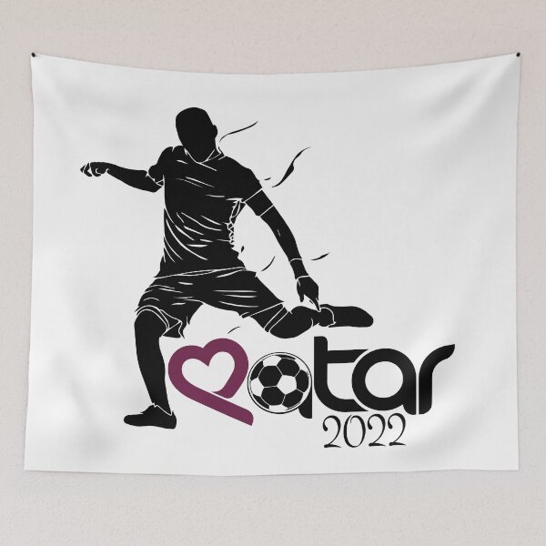 Item preview, Foot Ball Qatar 2022 designed and sold by PremArt Gallery.