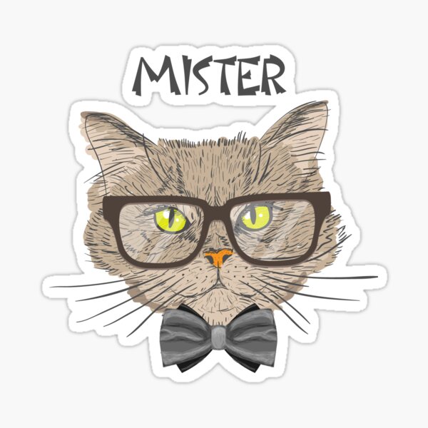 Item preview, mr cat funny design designed and sold by designerr23 ⭐⭐⭐⭐⭐.