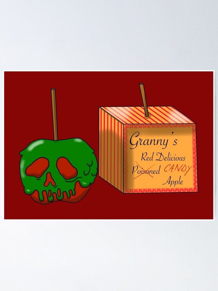 "Poison Candy Apple" Poster for Sale by junjiko Redbubble