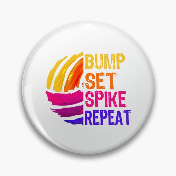 Item preview, Volleyball Bump Set Spike Rainbow designed and sold by SaundersKini.